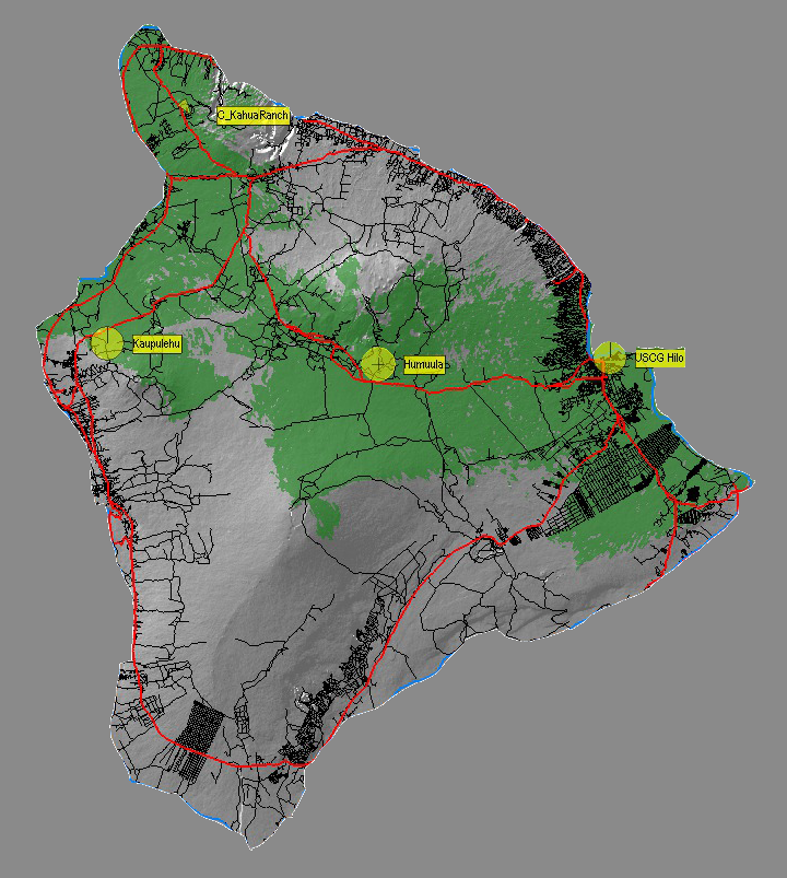 Hawaii Wireless Interoperability Network Coverage Maps