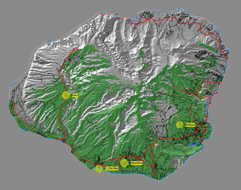 Hawaii Wireless Interoperability Network Coverage Maps